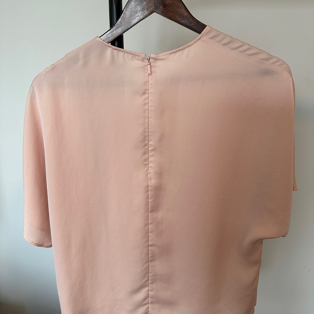 Jason Wu Blush Pink Ruffle Blouse - Picture 5 of 13